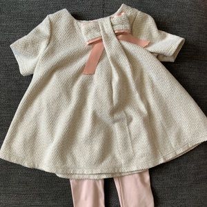 Knit dress and leggings